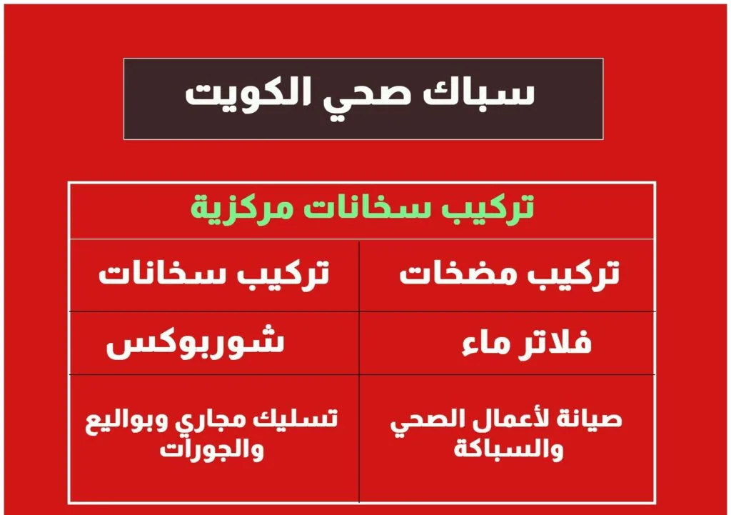 سباك صحي الكويت