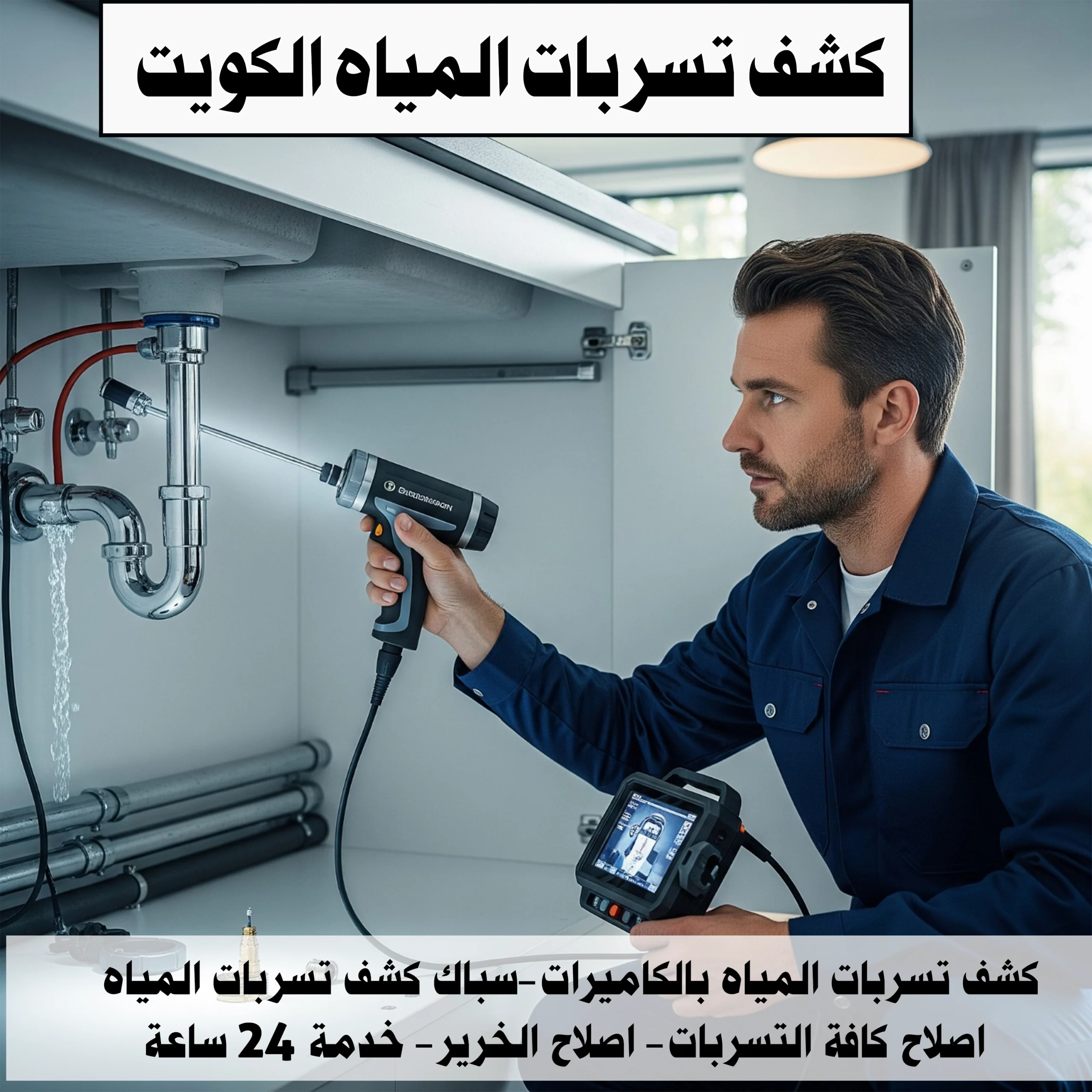 كشف تسربات المياه
