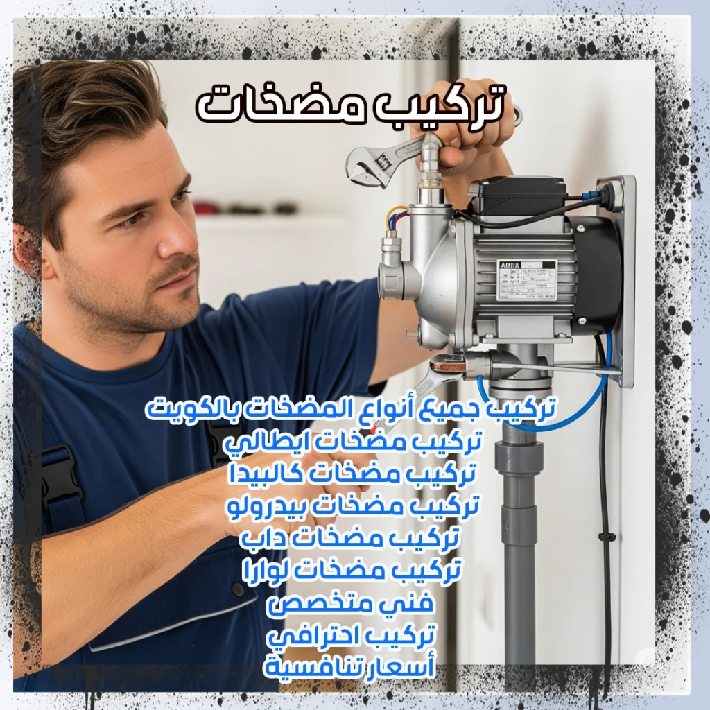تركيب مضخات